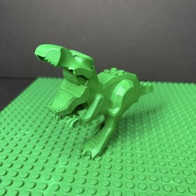 Lego Vintage Tyrannosaurus T-Rex Green Dinosaur Figure 5987, 1349, 5975