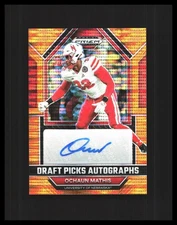 2023 Ochaun Mathis Rookie Auto Prizm DP Orange Pulsar /49 #DPA-OCM LA Rams