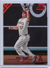 Mike Trout 2022 Topps Stadium Club Red Foil Parallel