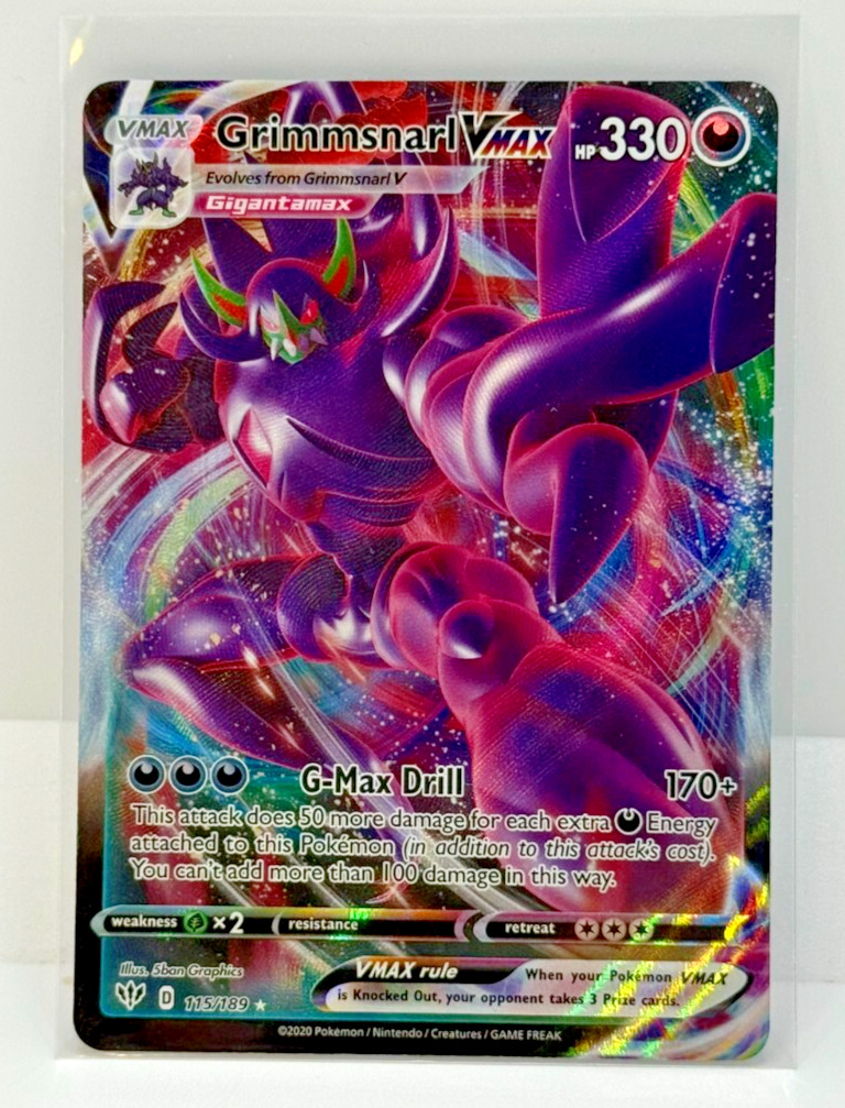 Grimmsnarl Vmax - 115/189 - Ultra Rare - Darkness Ablaze