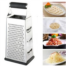 Grattugia da Cucina 4 Lati Elegante ed Efficiente con Manico Ergonomico Design