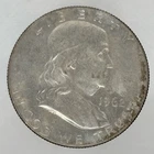 1962-D 50C 90% SILVER Franklin Half Dollar