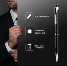 Penna Spia Registratore Vocale USB MP3 Micro Spia Spy Voice Ambientale 64 GB