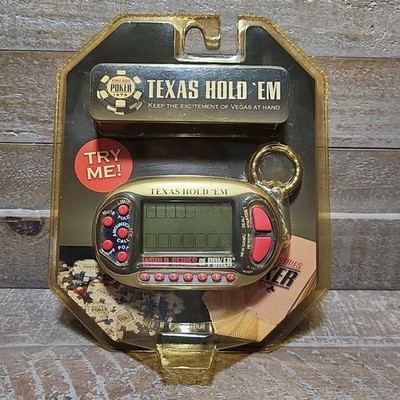 World Series Poker Texas Hold'Em Keychain Electronic Handheld Game Needs Battery