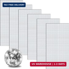 10800 Pcs Self Adhesive Mosaic Tiles, MaehSab 5 x 5 mm Square Disco Ball Mirror