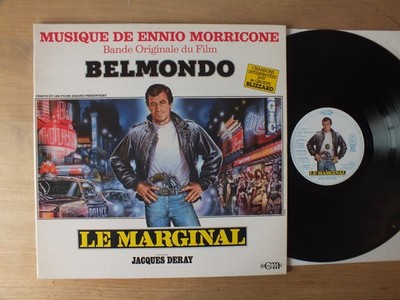 ENNIO MORRICONE : Le Marginal (1983)  FRANCE  SOUNDTRACK  LP  GAT  Vinyl  mint-