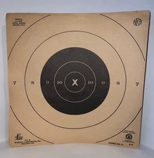 Vintage NRA (45) 25yd Pistol Targets B-9 License No. 17