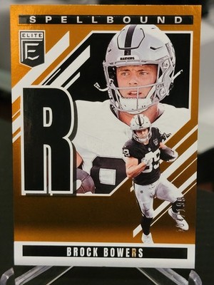 2025 Panini Donruss Elite - Spellbound Brock Bowers #24 Orange /199