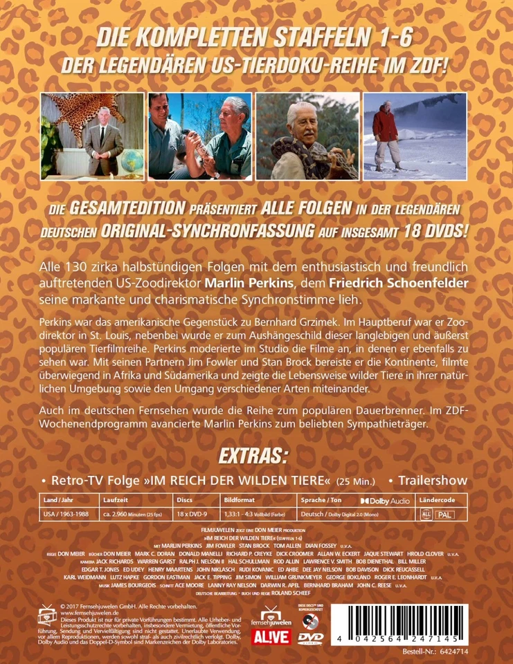 Im Reich der wilden Tiere - Gesamtedition: Alle 6 Staffeln (130 Folg.) [18 DVDs] - Bild 2 von 4