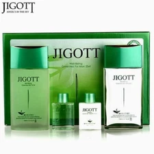 Jigott Well-being Green Tea Homme Skin Care Set Lotion 150ml + Toner 150ml NEW