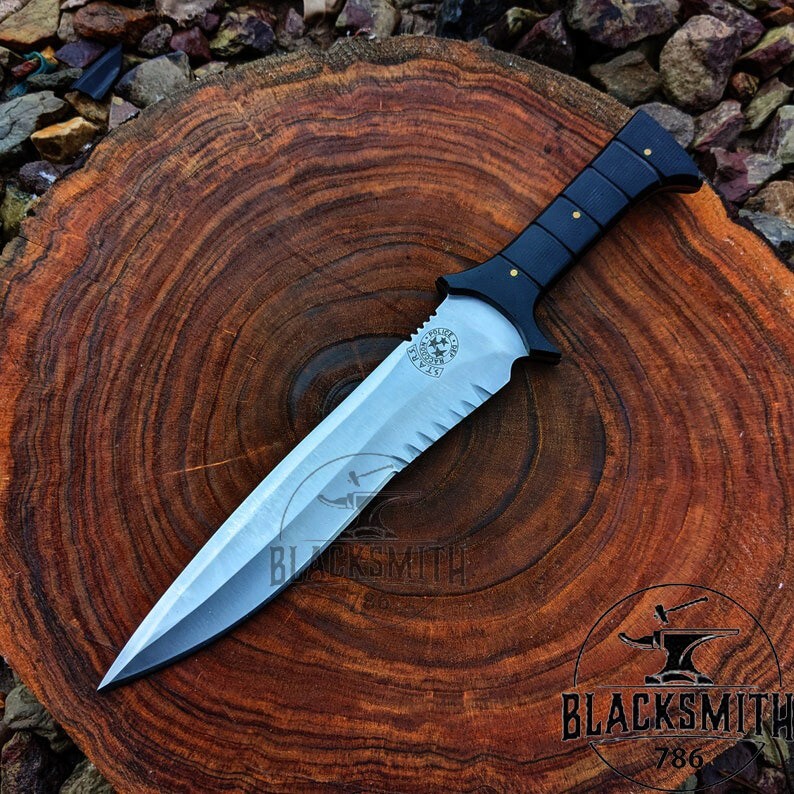 Resident Evil 4 Leon Kennedy Replica Knife Custom Handmade Spring