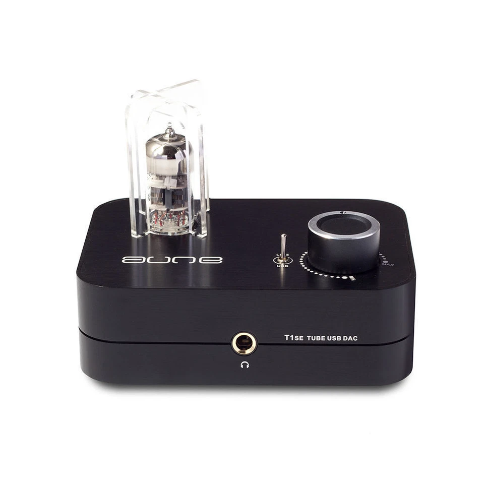 AUNE T1 SE (MK3) Tube USB DAC Headphone AMP 24bit 192KHz DSD ECC88 SILVER - Image 3 of 4
