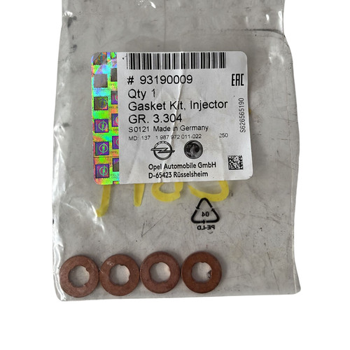 Dichtung Einspritzdüsen Für OPEL Astra H Limousine (04>07) 93190009 Diesel 1.7