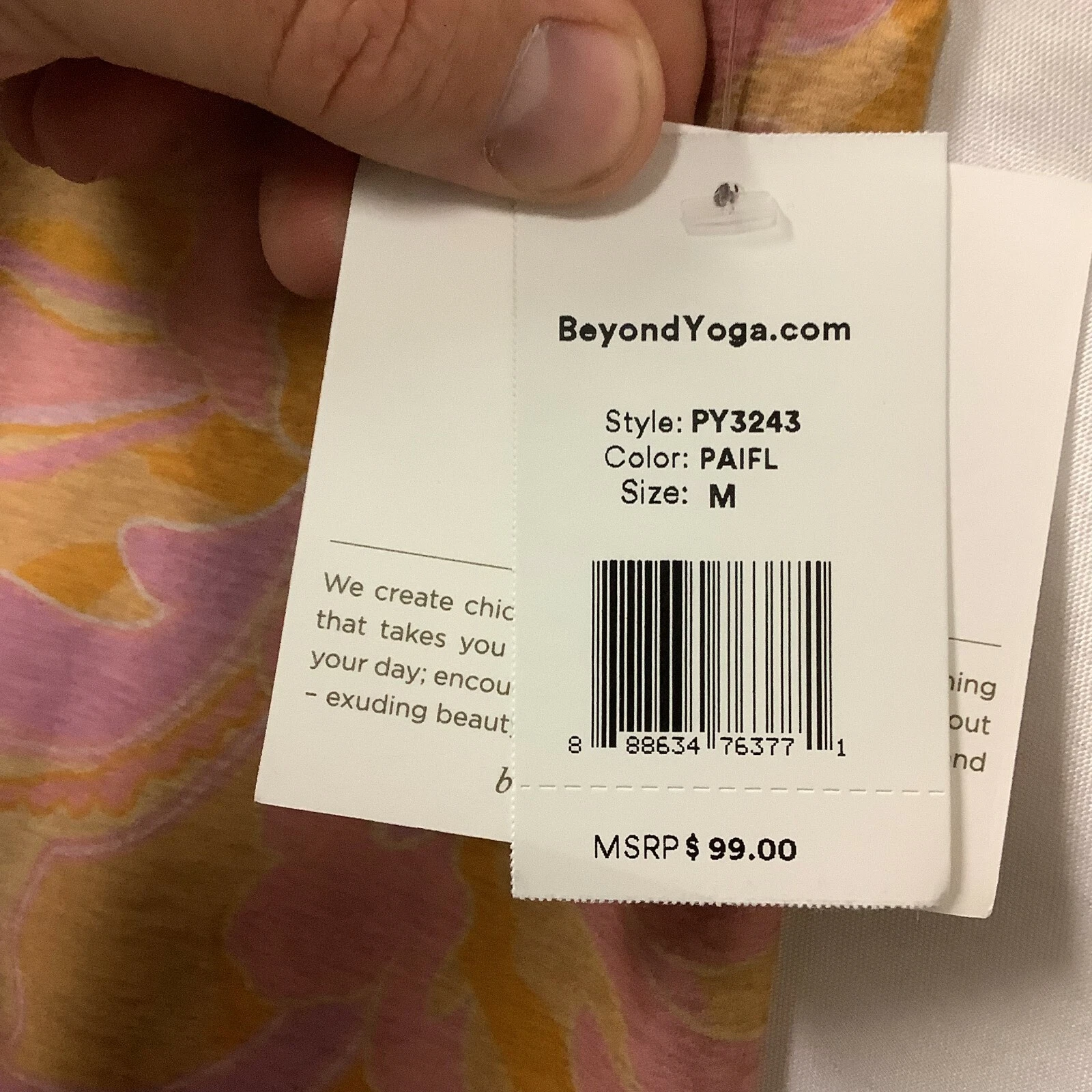 beyond-yoga paisley floral softmark high waisted midi leggings
