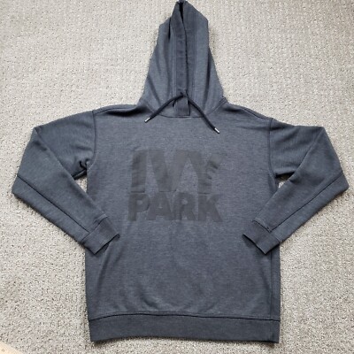 IVY PARK Hoodie Womens 2XS Charcoal Gray Oversized Hooded Sweatshirt