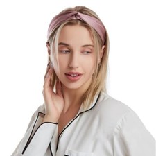 Luxury Headband. 100 Mulberry Silk. Wine Color Available. hair accessories.