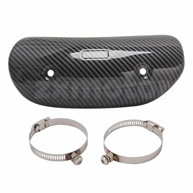Universal Motorcycle Exhaust Pipe Guard Heat Shield Cover 7.5x3inch