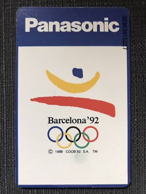 O 096 05.92 6 DM Olympia Barcelona '92 Spain Panasonic Only 10000 Ex. New***