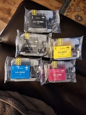 LC103 Black C M Y Ink Cartridge for Brother MFCJ4710DW MFC-J875DW MFCJ650DW 5PK