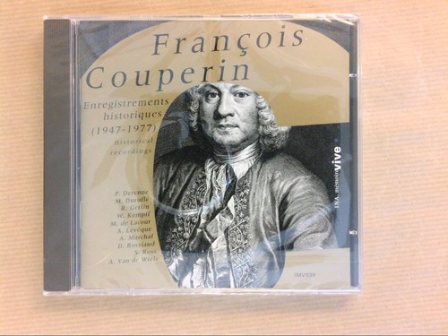 RARE CD / FRANCOIS COUPERIN / ENREGISTREMENTS HISTORIQUES / NEUF SOUS CELLO - Photo 1 sur 2