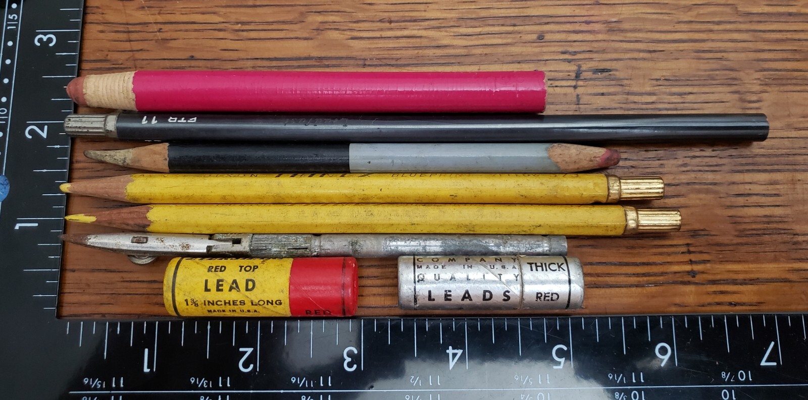 Vintage Drafting Drawing Tool Lot Eagle Turquoise Faben Castell Drawing Leads