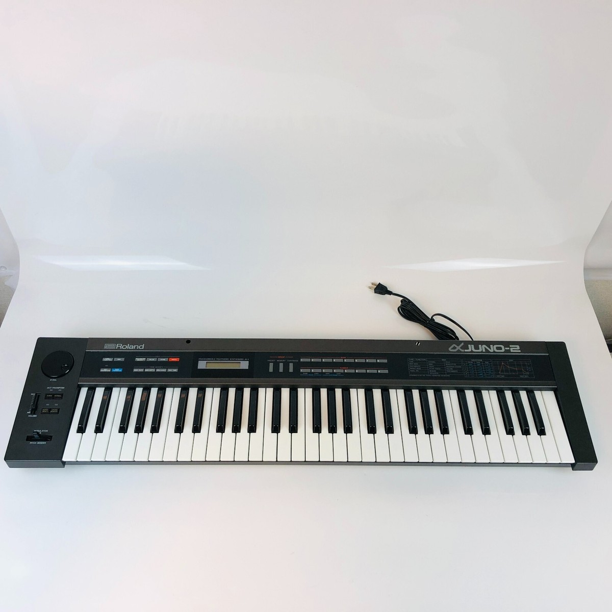【完動品】Roland ローランド αJUNO-2 JU-2 シンセサイザー Roland Alpha Juno 2 61key Programmable Polyphonic