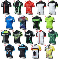 Men's Cycling Jersey Reflective Biking Jersey Bike Bicycle Shirt Short Sleeve