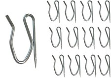 Strong Curtain Metal French Pinch Pin Pleat Heading Tape Sewing Clips UK