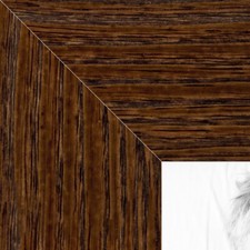 ArtToFrames Picture Frame Custom 1.75" Brown Distressed Wood 4291 Small