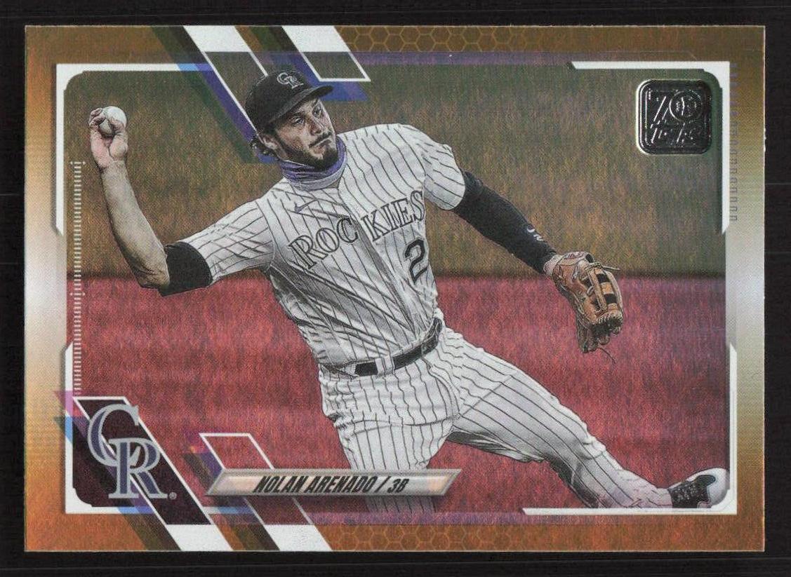 2021 Topps Nolan Arenado Gold Foil #24 Card