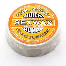 Sex Wax QUICK HUMPS 1X SURF WAX Pack of 2 Mr. Zogs