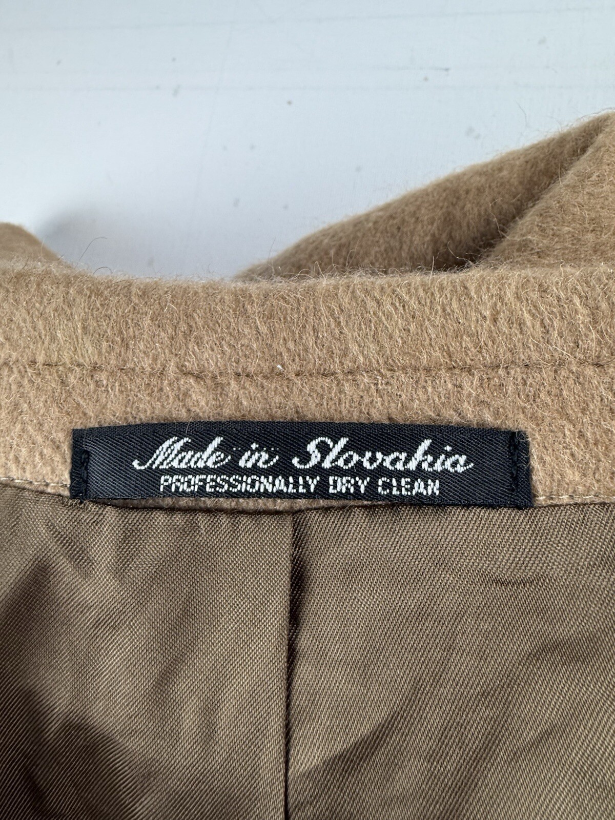 FILA Giacca blazer Tailors Row By Deansgate 100% capelli cammello marrone chiaro 44 R