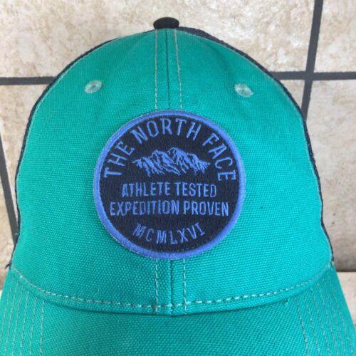 The North Face Hat Unisex One Size Blue Adjustable Snapback Ball Cap - Picture 2 of 7