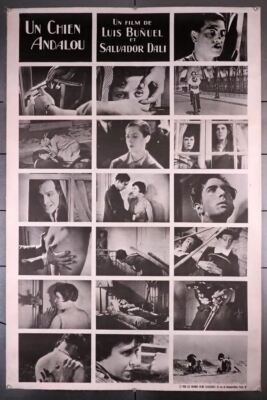 UN CHIEN ANDALOU (1929) 30665  French Re-release Poster (31x48)  Re-release of 1