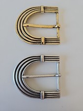 &hearts; umjuBELT G&uuml;rtelschnalle Schlie&szlig;e Dornschlie&szlig;e Basic gold Buckle 6 x 7 cm