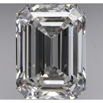 Charles and Colvard Forever One DEF Moissanite 8X6mm Emerald With Certificate