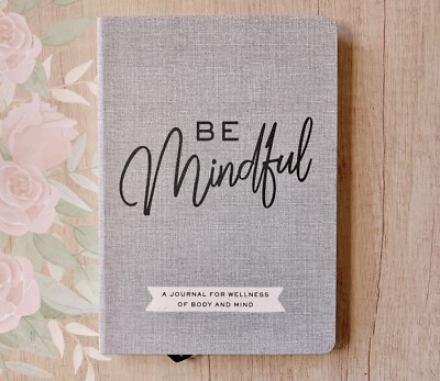Eccolo A5 Guided Wellness Journal Notebook Workbook 256 Lined Pages Hardcover