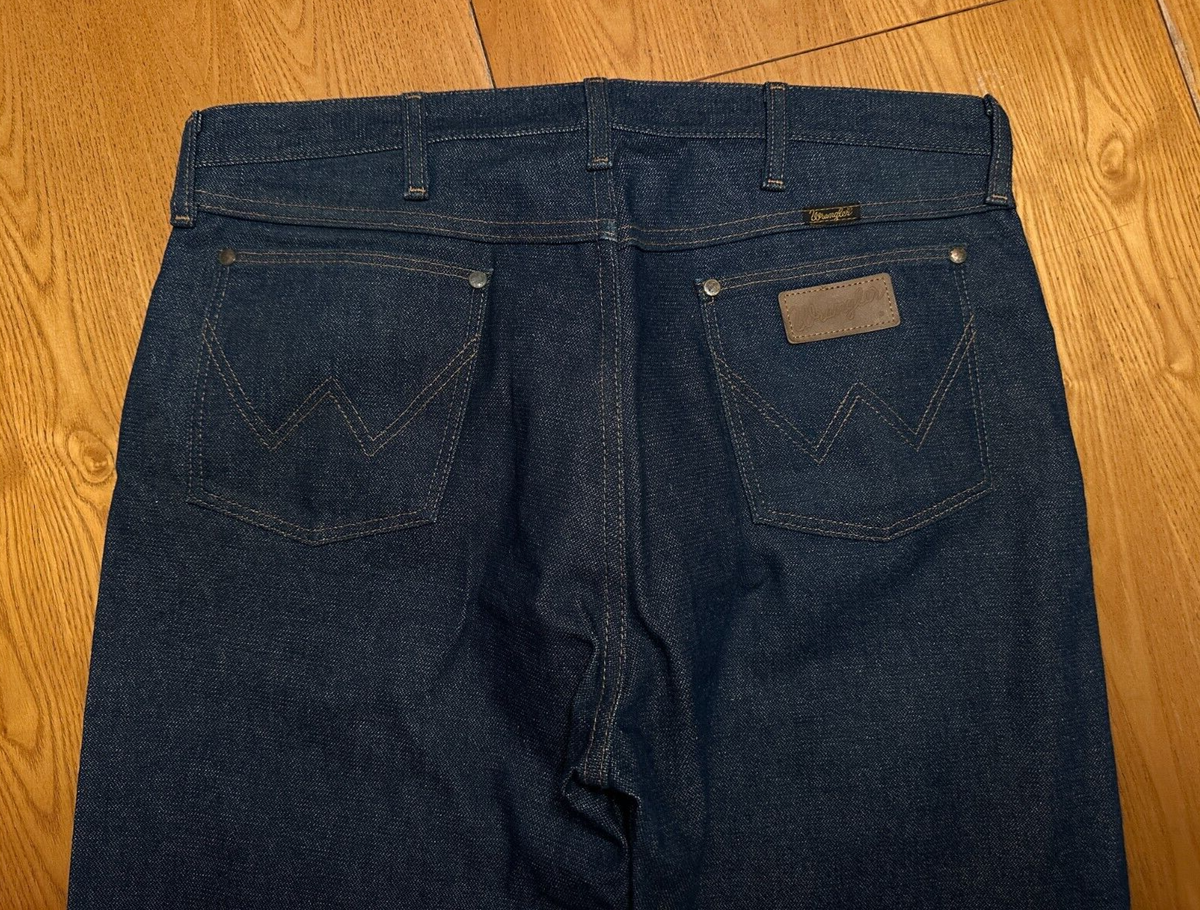 Mens Real Vintage 90's 13MWZ WRANGLER Indigo Denim Jeans 36