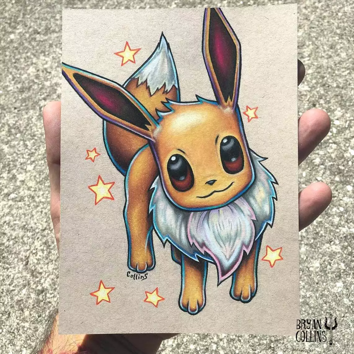 Eevee Pokemon Anime - Paint By Numbers - Painting By Numbers