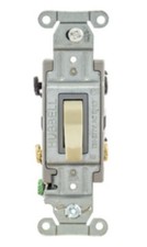HUBBELL CSB420-I TOGGLE SWITH 4-WAY 20 AMP IVORY
