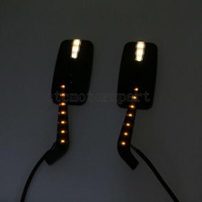 Espejos retrovisores con luz LED para Honda Shadow VT 600 700 750 1100 VT1300 VTX
