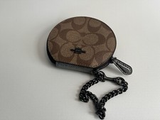 coach wristlet wallet Round Sequins, Chain, Really Nice 