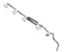 For 1998-2001 Ford F150 4.2l 4.6l 5.4l Muffler Exhaust System 120 139 Inch Wb