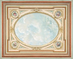 Dollhouse Wallpaper Ceiling Mural 648260916909 Ebay