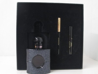 YVES SAINT LAURENT BLACK OPIUM Damen Eau De Parfum 30ml + Eye Pencil 0,8g + Maske