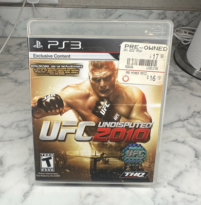 THQ UFC Undisputed 2010 PS3 2010 T-Teen NTSC-U/C Multiplayer Sports