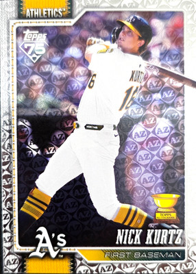 Nick Kurtz Athletics Rookie 2026 Topps 75 #97 Baseballkarte A's All-Star Rookie