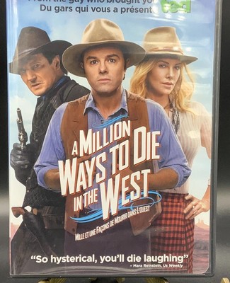 A Million Ways To Die In The West DVD Seth MacFarlane 2014 Comedy TESTED