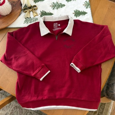 Taylor Swift Official Red TV All Too Well 1/4 Zip Sweatshirt Size XL