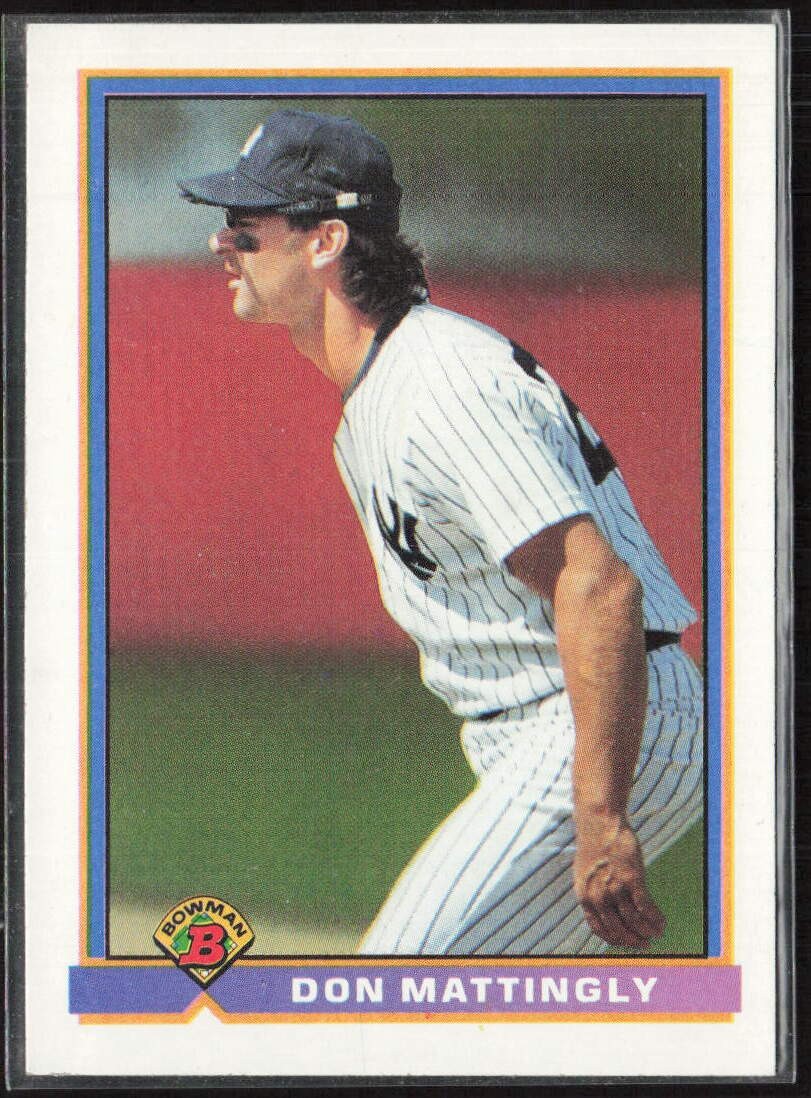 Don Mattingly #178 Baseball Cards 1991 Bowman trading card — raw and PSA graded price guide